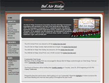 Tablet Screenshot of glenridgehoa.com